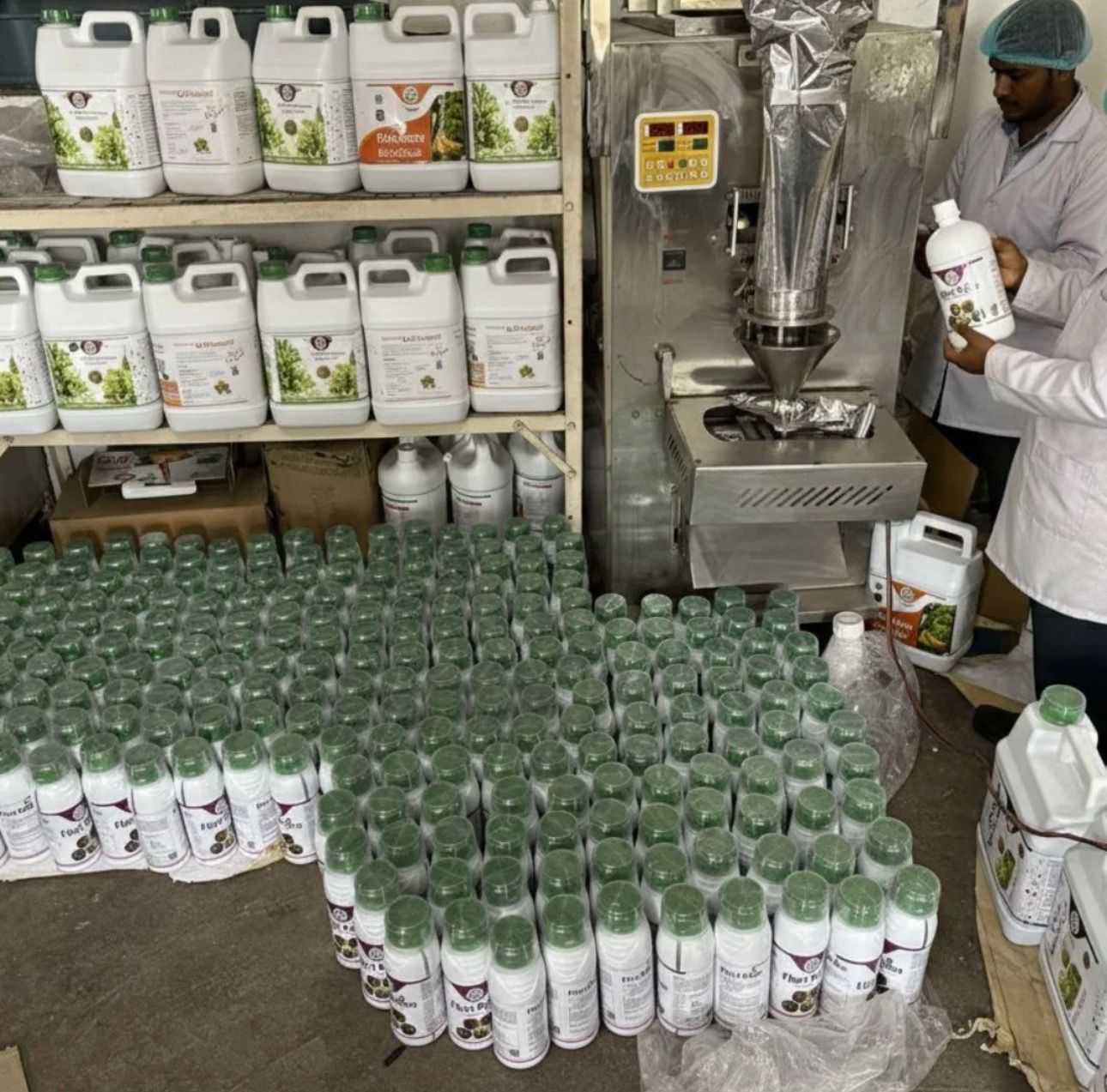 Filling machine and products